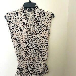 Vince Camuto Leopard Print Top